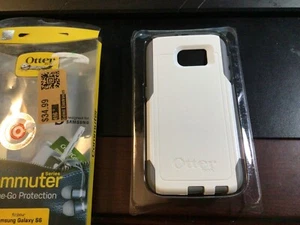 Authentic Otterbox Commuter Series Case Samsung Galaxy S6 WHITE GRAY NEW - Foto 1 di 3
