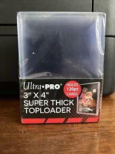 Ultra Pro 3X4 Super Thick Toploaders 120pt Point 1 Pack of 10 for Thick Cards