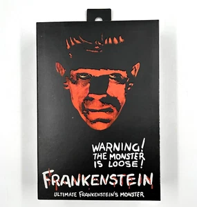 Figura de acción Frankenstein The Monster Loose Ultimate Monster NECA negro blanco - Imagen 1 de 10