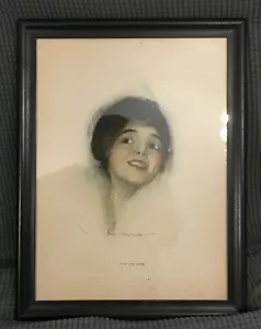 Rolf Armstrong Druck "The Live Wire" signiert und gerahmt 16,5 x 12,5 - Bild 1 von 4