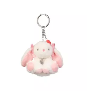 Starbucks Korea Sweetie Fluffy Bunny Keychain 2025 V-Day Limited MD - Picture 1 of 4