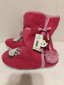 Brand New W/Tags Hello Kitty Pink Boots Size Medium 7-8 - Picture 1 of 6
