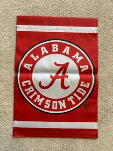 Alabama Crimson Tide Garden Flag Double sided 12" x 18" LOT OF 5 NWOT - Picture 1 of 2