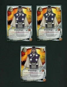 Gosunkugi 360 Wanted Criminal x3 Naruto Card Lineage of Legends - Picture 1 of 2