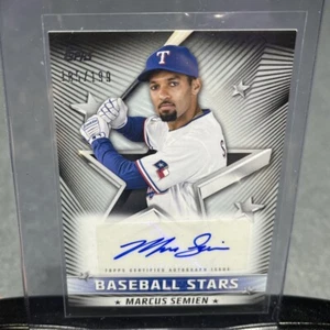 2022 Topps Baseball Stars Autographs Marcus Semien AUTO /199 - Picture 1 of 2