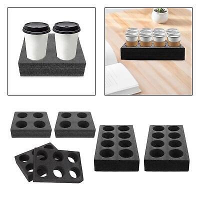 Cup Holder Drink Carrier Tray For Delivery Hot And Cold Drinks Restaurants • 6.76$