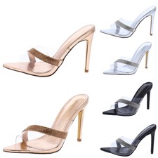 shoe republic la clear heels