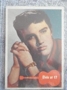 VINTAGE 1956 ELVIS AT 17 TRADING CARD (BUBBLES INC. #35) - Picture 1 of 2