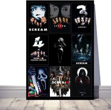 Scream Movie Poster Horror Movie Poster Canvas Wall Art Scream Collection Poster