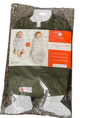 Manta Embé 2 Vías Starter Swaddle 0 a 4 meses 6 a 14 lb Color Verde Foto 1 de 4