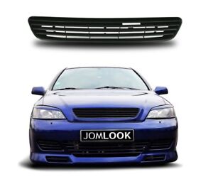 Grille Sports Grill Grille Front Grill without Emblem Black for Opel Astra G