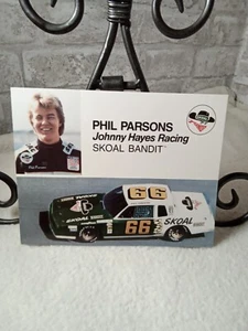 Tarjeta postal Winston Cup/NASCAR 5x7 Phil Parsons #66 Skoal Bandit J. Hayes Racing - Imagen 1 de 4