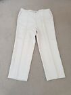Marks & Spencer Ladies Size 16 Lightweight Pale Fawn Trousers Great Clean Condit