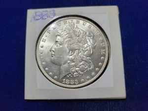 🌟 1883-P Philadelphia Morgan Silver Dollar $1 Coin UNC BU - Picture 1 of 3