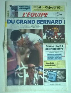 L'EQUIPE N°14.263 du 16/03/1992 - Du grand Brenard (Paris-Nice)/Prost:objectif93 - Picture 1 of 8