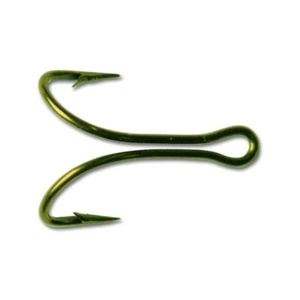 Mustad LIMERICK DOUBLE HOOK Treble 3674-BR / 3674R Predator Tackle Soft Lures Ji - Bild 1 von 1