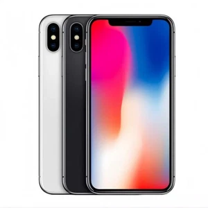 Good 6/10 Apple iPhone X A1865 64 GB 4G Unlocked Smartphone Space Gray, Silver - Afbeelding 1 van 6