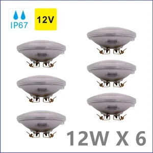 6x PAR36 LED Light Bulb 12V 12W Landscape Lamp Waterproof Flood for Lawn Vehicle - Picture 1 of 10