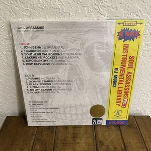 OBI Soul Assassins Vol 1 Instrumental Library Alt Cover Black Vinyl 37/50 - Picture 1 of 2