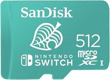 SanDisk 512GB Nin V30 100MBs MicroSDXC and AD NUEVO
