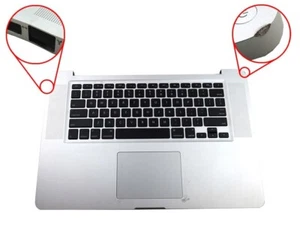 "REPOSAMANOS DE TECLADO APPLE MACBOOK PRO 15" A1286 661-5854 - ¡ABOLLADURA EN LA ESQUINA!¡! - Imagen 1 de 2