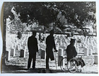 1967 Marine Vietnam Wounded Veterans Wheelchair Crutches Cemetery Press Photo