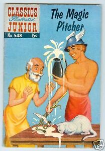 Classics Illustrated Jr 548 The Magic Pitcher – 1st prt