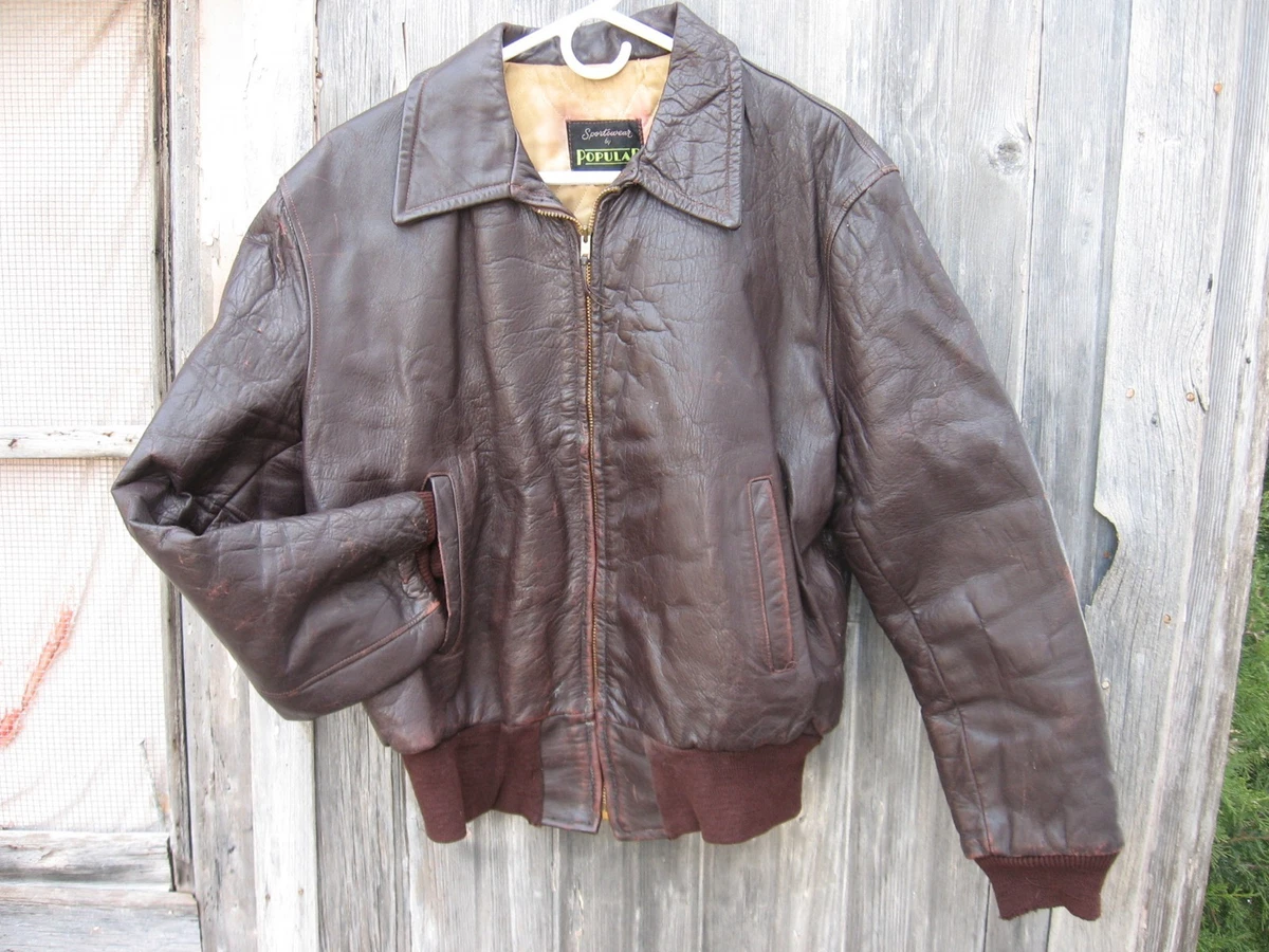 Bomber/Harrington 1950s Vintage Outerwear Coats & Jackets for Men