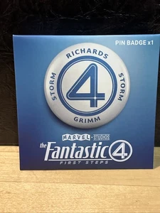 Fantastic Four First Steps Movie Promo Pin Badge in Collectible Envelope - Bild 1 von 3