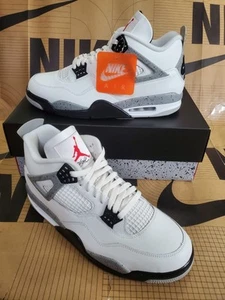 Air Jordan 4 Retro OG  White Cement FV5029-100 Men's Size 12 - Picture 1 of 7
