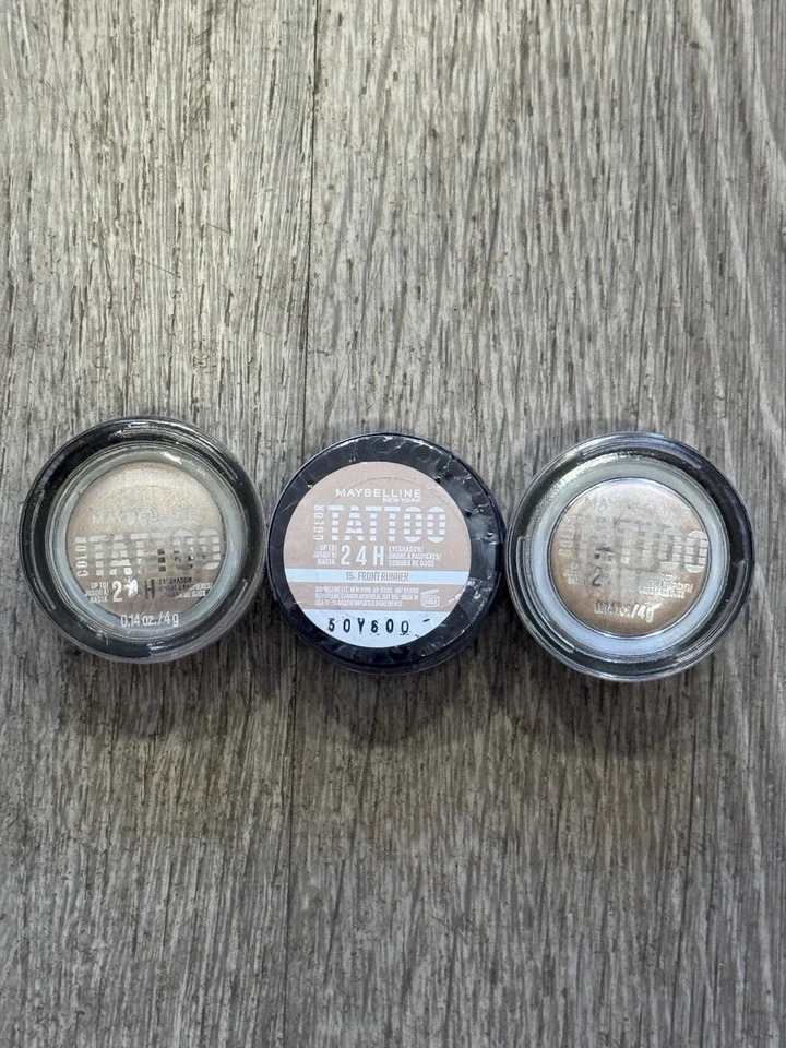 ¡¡Pack de 3!! Sombra de ojos Maybelline Color Tattoo 24H #15 Front Runner Foto 1 de 1