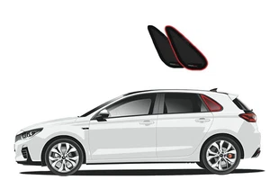 HYUNDAI I30/I30 N/ELANTRA GT HATCHBACK 3RD GENERATION PORT WINDOW SHADES (PD; 2 - Picture 1 of 4