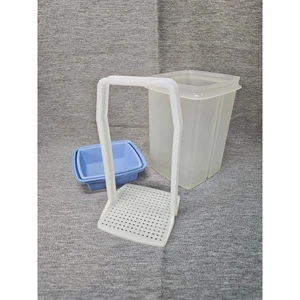 Vintage Tupperware Pick-A-Deli großer Einlegebehälter blauer Deckel KOMPLETT - Bild 1 von 5