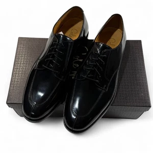 Cole Haan Calhoun schwarz Leder geteilte Zehe Oxford elegante Schuhe Herren 8,5 D neu - Bild 1 von 15