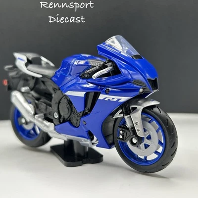 Yamaha YZF-R1 2021 bicicleta deportiva modelo 1:18 motocicleta de Maisto Foto 1 de 4