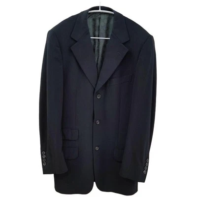 Gucci Tailored Jacket Gg Pattern Wool Mixed Size M Black - Image 1 of 4