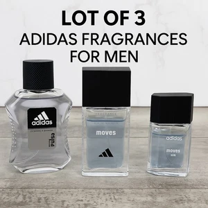Adidas Deodorant Spray,After Shave Dynamic Pulse, And Adidas Moves Him Lot of 3 - Picture 1 of 9