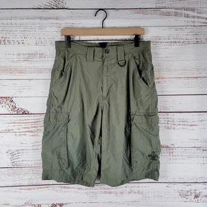 Boy Scouts Of America Short Adult Small Green BSA Supplex Nylon Cargo Drawstring - Picture 1 of 11
