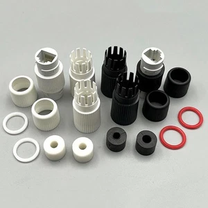RJ45 Docking Connector Ethernet Network Straight-through Waterproof IP67 Header - Imagen 1 de 11