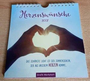 Postkarten Kalender Herzenswünsche 2017, Grafik Werkstatt - Bild 1 von 15