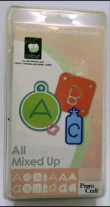 Cricut ALL MIXED UP Cartridge #29-0017 UNLINKED Letter Font Neu - Bild 1 von 2