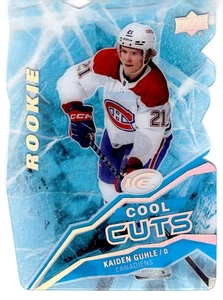 2022-23 UPPER DECK UD ICE COOL CUTS INSERTO FUSTELLATO #CC-24 KAIDEN GUHLE RC - Foto 1 di 1