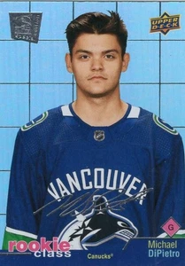 MICHAEL DIPIETRO 2020-21 UPPER DECK ROOKIE CLASS #RC-19 CANUCKS Silver Auto - Picture 1 of 1