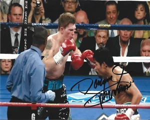 MANNY "PACMAN" PACQUIAO HANDSIGNIERTES BOXEN 8X10 FOTO "MANNY'S COA" - Bild 1 von 2