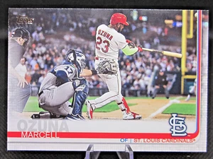 2019 TOPPS SERIES 2 503 MARCELL OZUNA SHORT PRINT SP VARIATION ST LOUIS CARDINAL - Picture 1 of 2