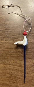 (1) Vintage 1940s Seal Swizzle Stick Drink Stirrer Olive Pick Red White Blue B14 - Picture 1 of 14