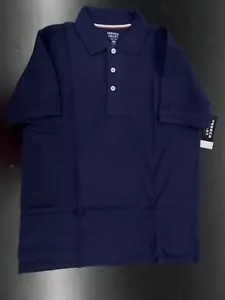 Jungen French Toast $ 20 Marine Uniform/Freizeit Kurzarm Poloshirt Gr. 12Hus-16Hus - Bild 1 von 5