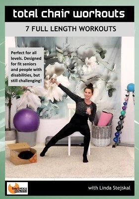 Chair Pilates & Cardio DVD | Low Impact | Seniors & Disabilities | 7 Workouts! - Image 1 of 2