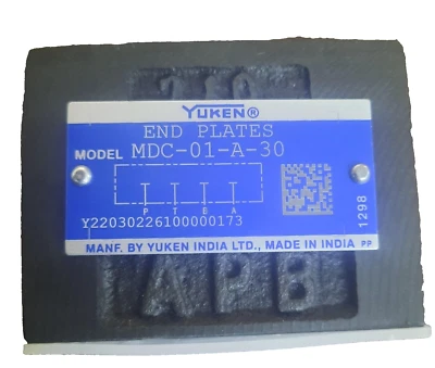 Placas finales Yuken NG6 MDC-01-A-30 Foto 1 de 2