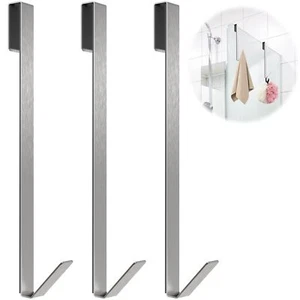 12 In Shower Door Hooks Towel Hooks For Bathrooms Shower Hooks For Towels Heavy - Picture 1 of 7